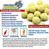 1 lb Your Choice Aquatics Ceramic Mini Bio Balls-www.YourFishStore.com