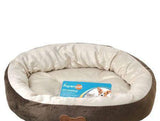 Aspen Pet Oval Nesting Pet Bed - Brown-Dog-www.YourFishStore.com