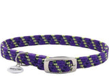 Coastal Pet Elastacat Reflective Safety Collar with Charm Purple-Cat-www.YourFishStore.com
