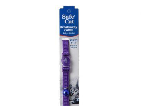 Coastal Pet Safe Cat Nylon Adjustable Breakaway Collar - Purple