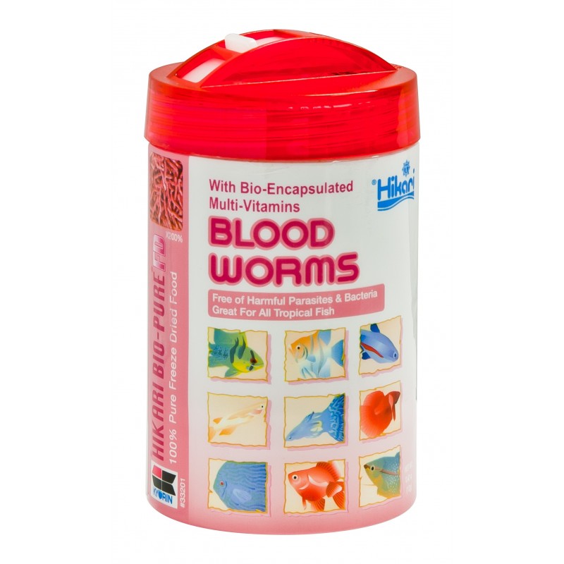 Hikari Bio-Pure FD Blood Worms 1.76oz