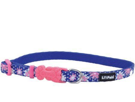 Li'L Pals Reflective Collar - Flowers with Dots