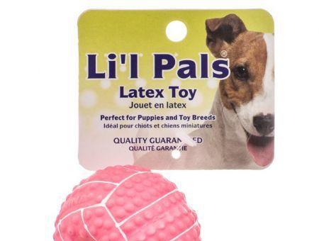 Lil Pals Latex Mini Volleyball for Dogs - Pink