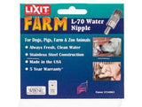 Lixit Water Nipple for Pets, Farm & Zoo Animals-Dog-www.YourFishStore.com