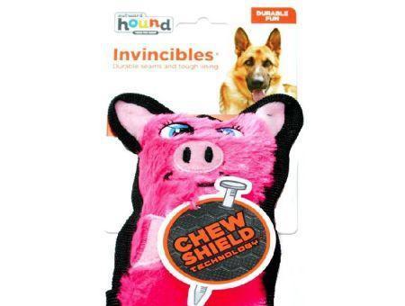 Outward Hound Invincibles Minis Pink Pig Dog Toy