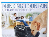Pioneer Big Max Ceramic Drinking Fountain - Black-Cat-www.YourFishStore.com