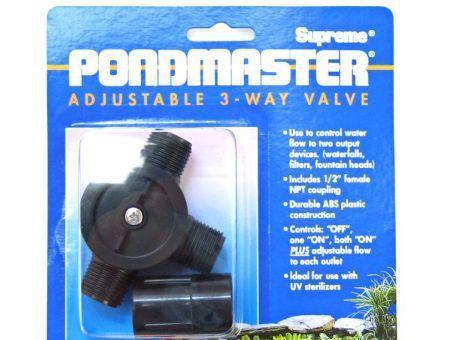 Pondmaster Adjustabel 3-Way Valve