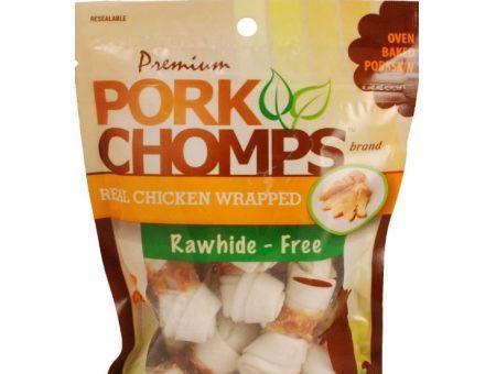Pork Chomps Real Chicken Wrapped Knotz - Mini