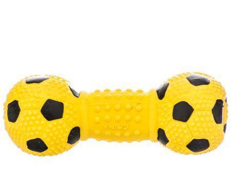 Rascals Latex Soccer Ball Dumbbell Dog Toy - Blue