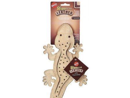 Skinneeez Leather Lizard Dog Toy