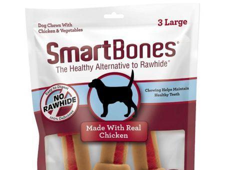 SmartBones Large Vegetable and ChickenBones Rawhide Free Dog Chew