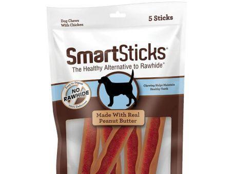 SmartBones SmartSticks Chicken and Peanut Butter Rawhide Free Dog Chew