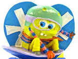 Spongebob on a Snowboard Aquarium Ornament-Fish-www.YourFishStore.com