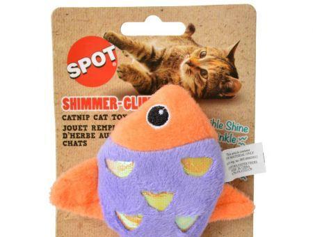 Spot Shimmer Glimmer Fish Catnip Toy - Assorted Colors