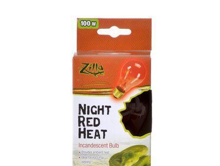 Zilla Incandescent Night Red Heat Bulb for Reptiles