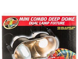 Zoo Med Mini Combo Deep Dome Lamp Fixture - Black-Reptile-www.YourFishStore.com