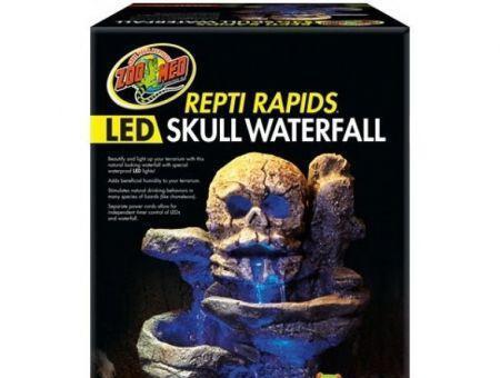 Zoo Med Repti Rapids LED Skull Waterfall