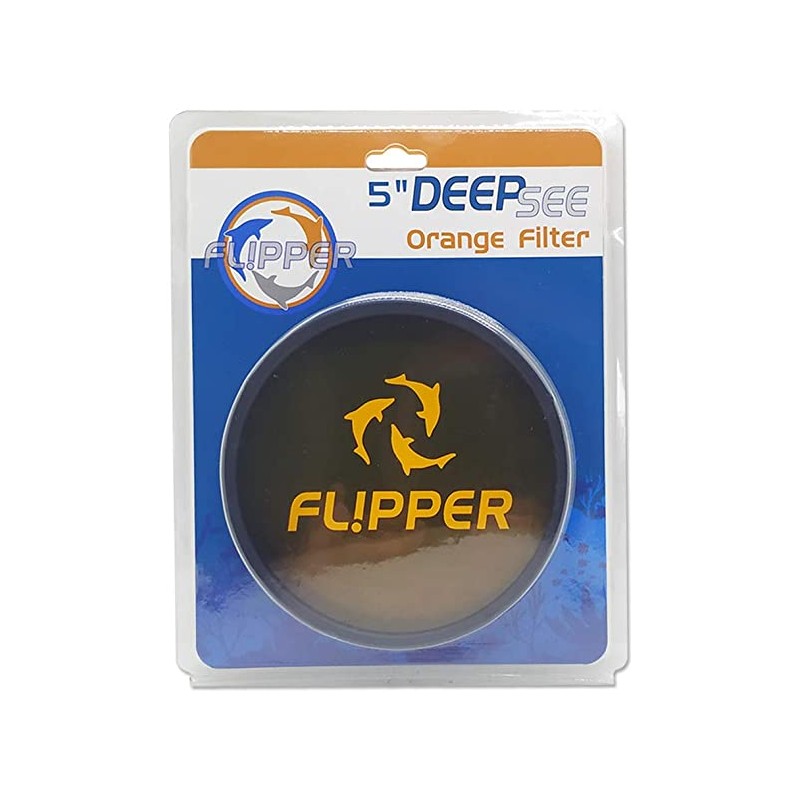 DEEPSEE MAX 4" ORANGE FILTER - Flipper