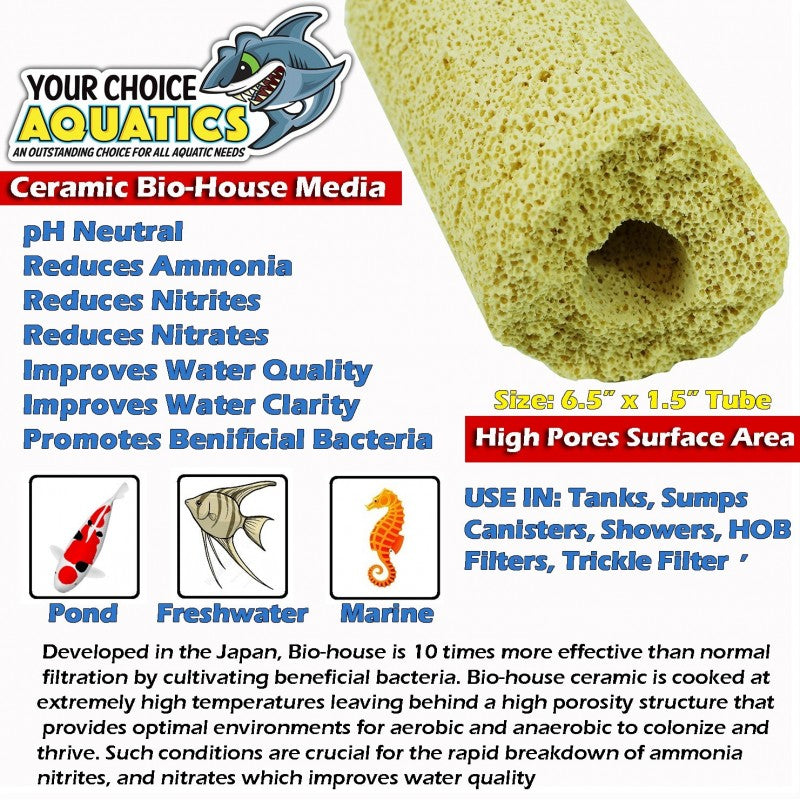49pcs Ceramic Bio / Bacteria House Media Bakki Shower H-1