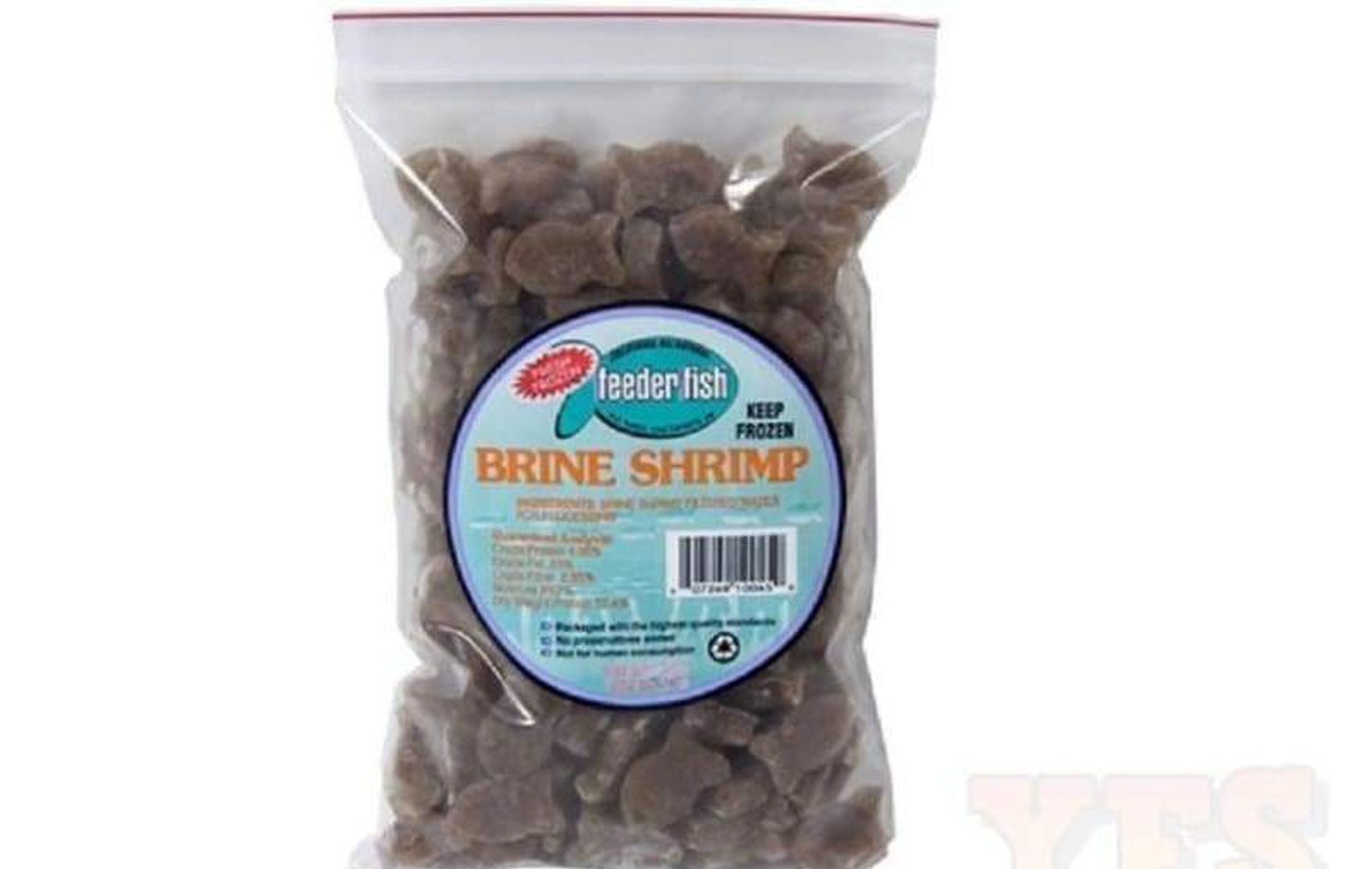 4Lb Bag - Brine Shrimp - Individual Frozen Fish Cubes - *Save Bulk-Frozen Food-www.YourFishStore.com