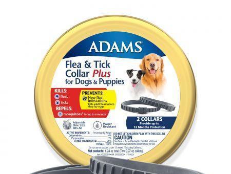 Adams Flea & Tick Collar Plus for Dogs & Puppies