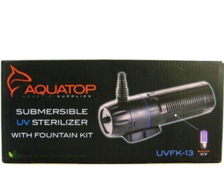 Aquatop Submersible Pond UV Filter with Fountain Kit