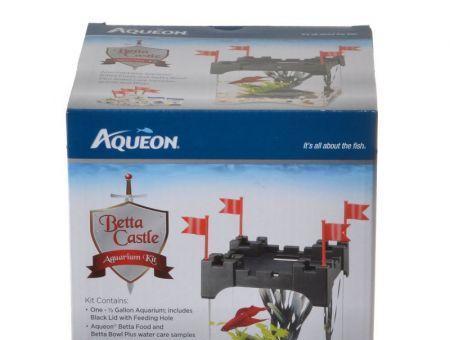 Aqueon Betta Castle Aquarium Kit - Black