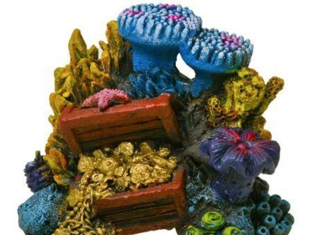 Blue Ribbon Exotic Environments Lost Treasure Reef Aquarium Ornament