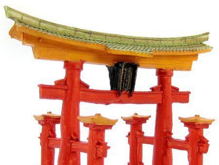 Blue Ribbon Japanese Torii Gate Ornament