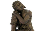 Blue Ribbon Resting Buddha Statue Ornament-Fish-www.YourFishStore.com