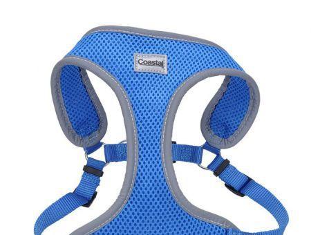 Coastal Pet Comfort Soft Reflective Wrap Adjustable Dog Harness - Blue Lagoon