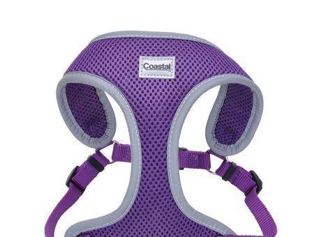 Coastal Pet Comfort Soft Reflective Wrap Adjustable Dog Harness - Purple