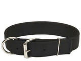 Coastal Pet Macho Dog Double-Ply Nylon Collar with Roller Buckle 1.75" Wide Black-Dog-www.YourFishStore.com
