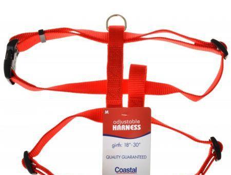 Coastal Pet Nylon Adjustable Harness - Red