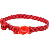 Coastal Pet Safe Cat Breakaway Collar White/Red Plaid-Cat-www.YourFishStore.com