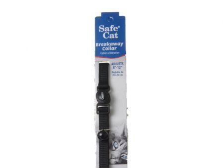 Coastal Pet Safe Cat Nylon Adjustable Breakaway Collar - Black-Cat-www.YourFishStore.com