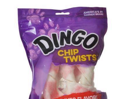 Dingo Chip Twists Meat & Rawhide Chew