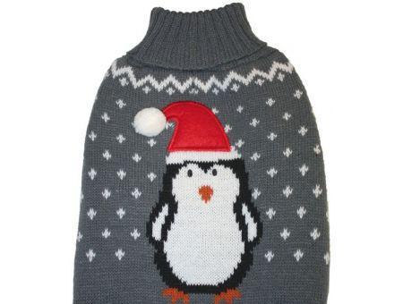 Fashion Pet Gray Penguin Dog Sweater