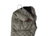 Fashion Pet Outdoor Dog Leather Detail Dog Coat - Olive Green-Dog-www.YourFishStore.com