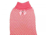 Fashion Pet Stripes & Ruffles Dog Sweater - Pink-Dog-www.YourFishStore.com