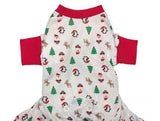 Fashion Pet White Jingle Jam Dog Pajamas-Dog-www.YourFishStore.com