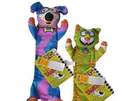 Fat Cat Incredible Strapping Flip Flop Yankers Dog Toy - Assorted-Dog-www.YourFishStore.com