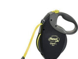Flexi Giant Retractable Tape Dog Leash - Black / Neon-Dog-www.YourFishStore.com