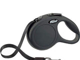 Flexi New Classic Retractable Tape Leash - Black-Dog-www.YourFishStore.com