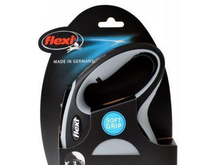 Flexi New Comfort Retractable Tape Leash - Gray