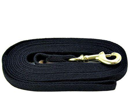 Four Paws Cotton Web Dog Training Lead - Black