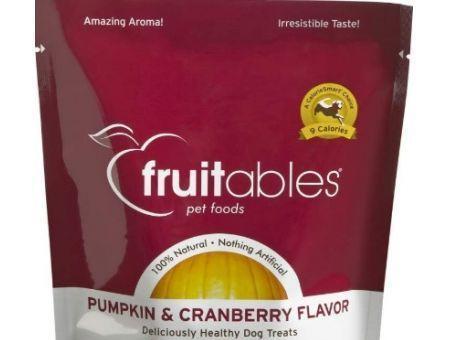 Fruitables Pumpkin & Cranberry Flavor Crunchy Dog Treats