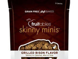 Fruitables Skinny Minis Grilled Bison Flavor Soft Baked Dog Treats-Dog-www.YourFishStore.com
