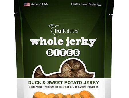 Fruitables Whole Jerky Bites Duck & Sweet Potato Dog Treats