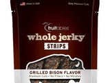 Fruitables Whole Jerky Strips Grilled Bison Dog Treats-Dog-www.YourFishStore.com
